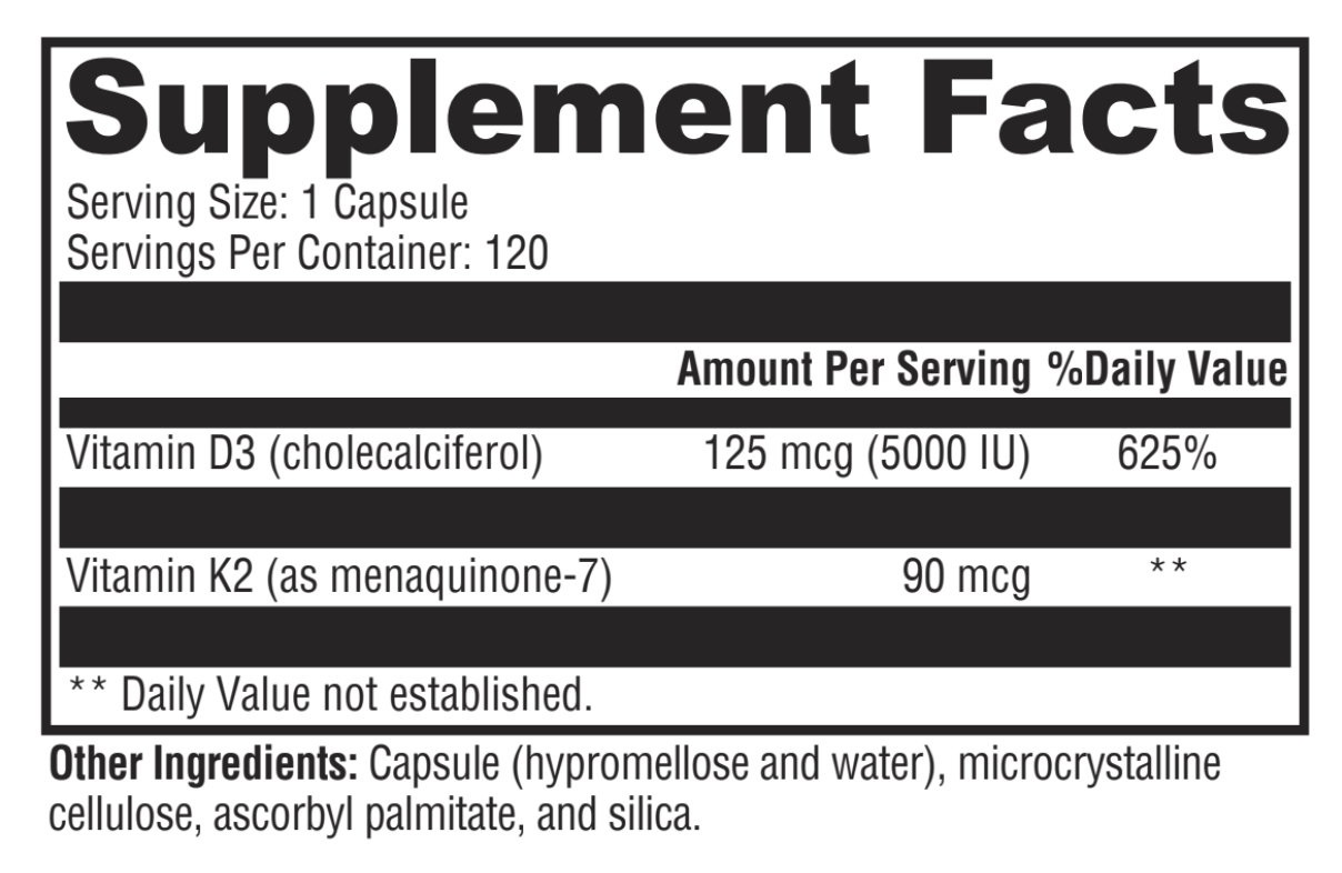 Vitamin D 5000 IU Supplement Chicago