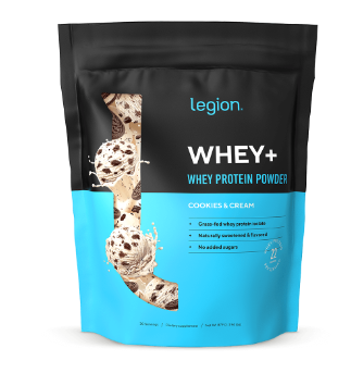Legion® Whey+ Protein Powder- Cookies & Cream