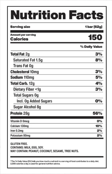David Protein Bar Pumpkin Spice