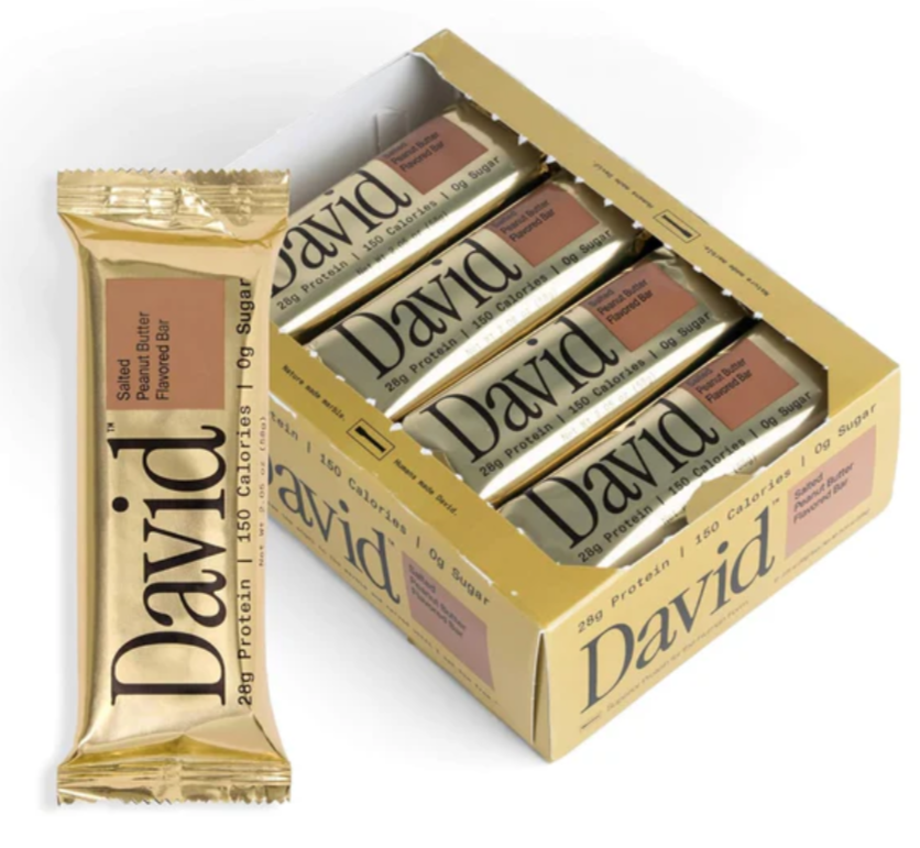 David Protein Bar Salted Peanut Butter