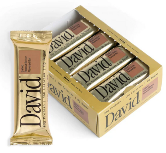 David Protein Bar Salted Peanut Butter