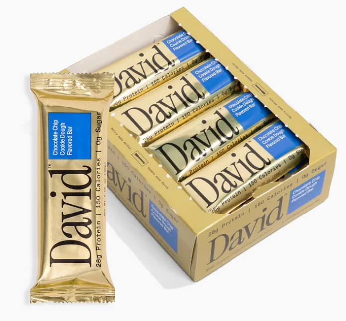 David Protein Bar Chocolate Chip Cookie Dough