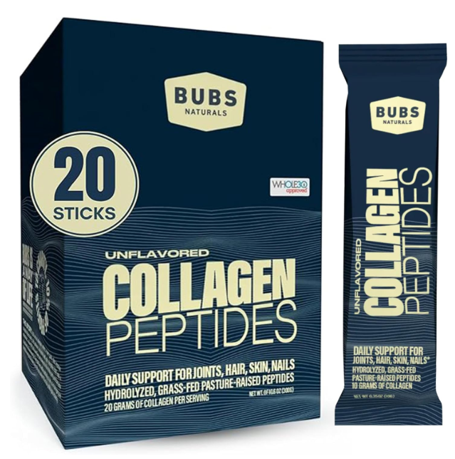 BUBS Naturals Collagen Peptides Sticks