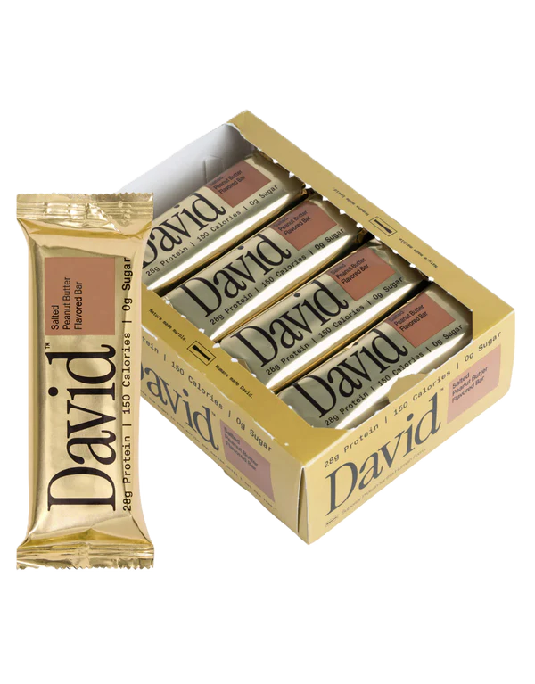 David Protein Bar Salted Peanut Butter