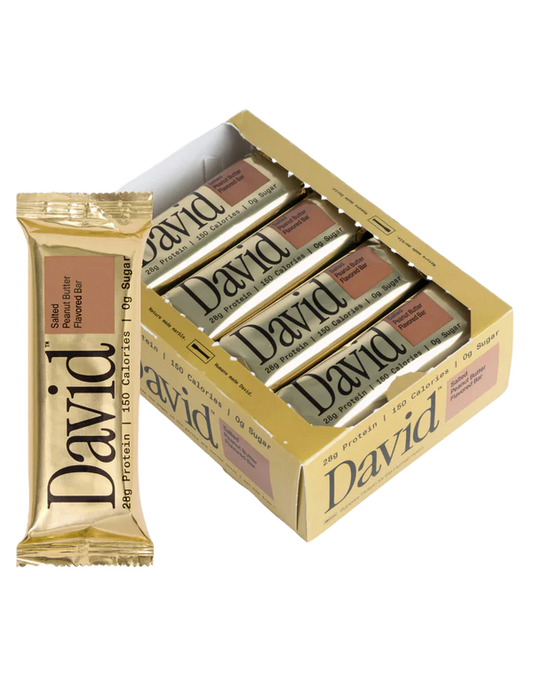 David Protein Bar Salted Peanut Butter